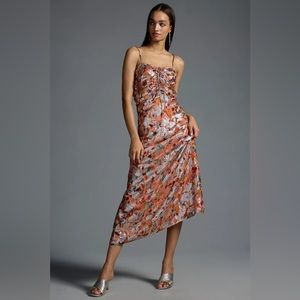 NWT Verb by Pallavi Singhee Ruched Maxi Dress Size S